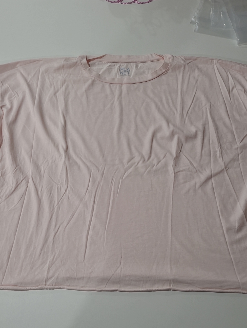 Women's Light Pink Crewneck Tee by Planet